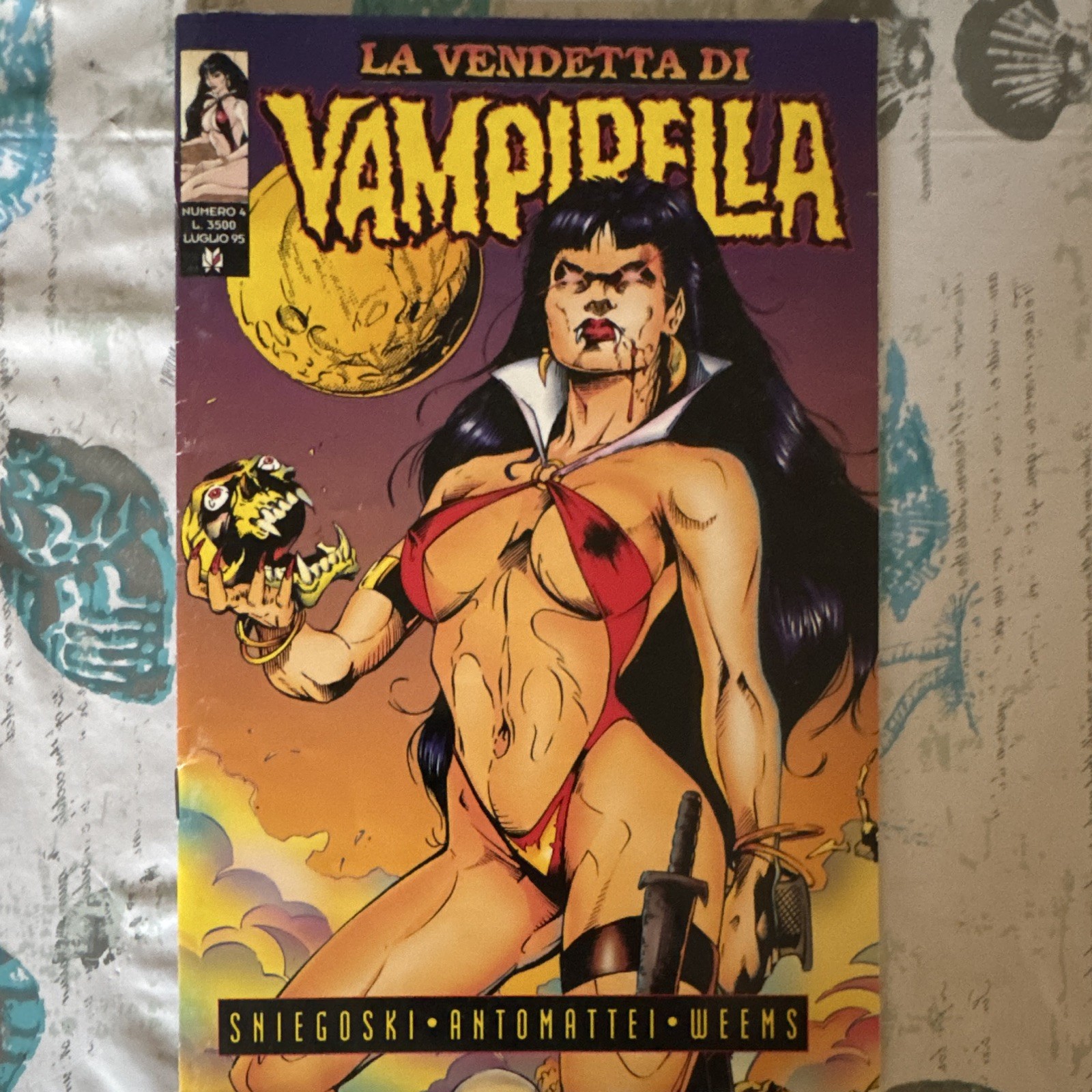 La vendetta di Vampirola n.4 luglio 1995 Sniegoski Antomattei Weems ITA