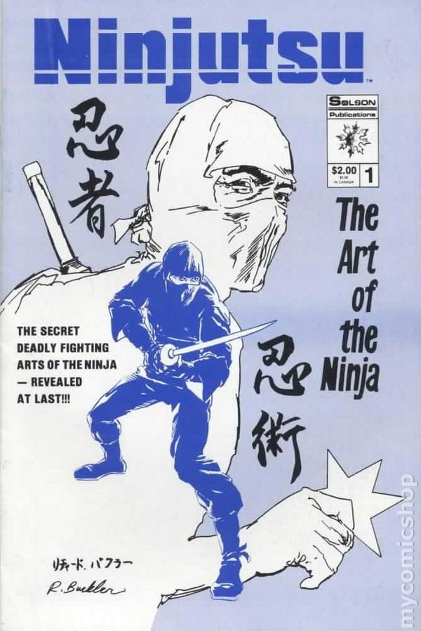 Ninjutsu Arte del Ninja #1 FN 6.0 1986 Immagine Stock