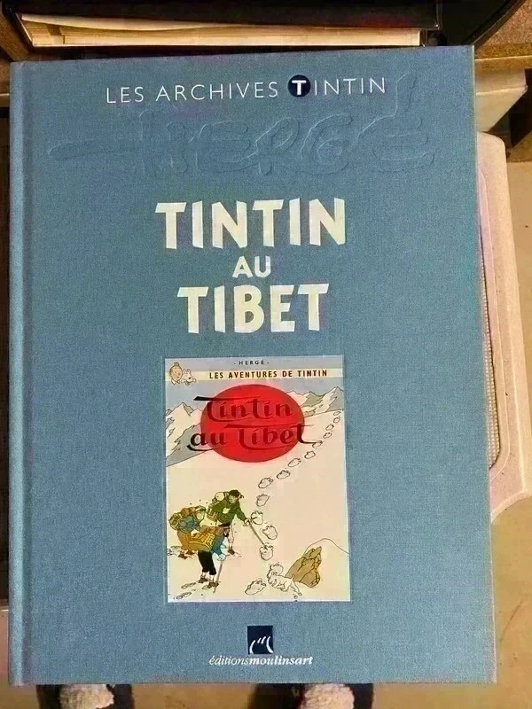 Les archives de tintin   Tintin au Tibet   édition moulinsart    Hergé   Neuf