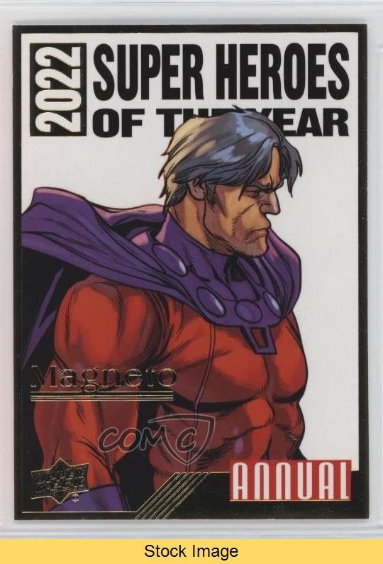 2022-23 Upper Deck Marvel Annual Super Heroes of the Year Magneto #MI-4 READ 0b3