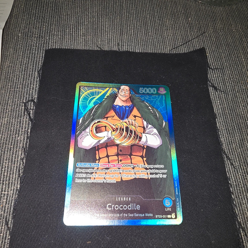 Carta One Piece Crocodile Leader