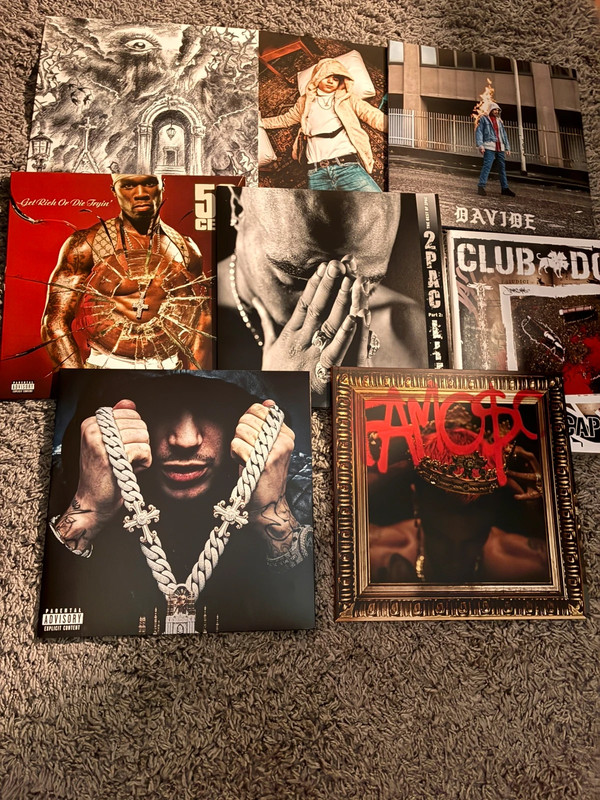 8 vinili rapper famosi