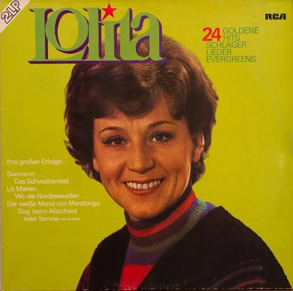 Lolita 24 Goldene Hits NEAR MINT RCA 2xLP 33 Giri Vinile doppio LP