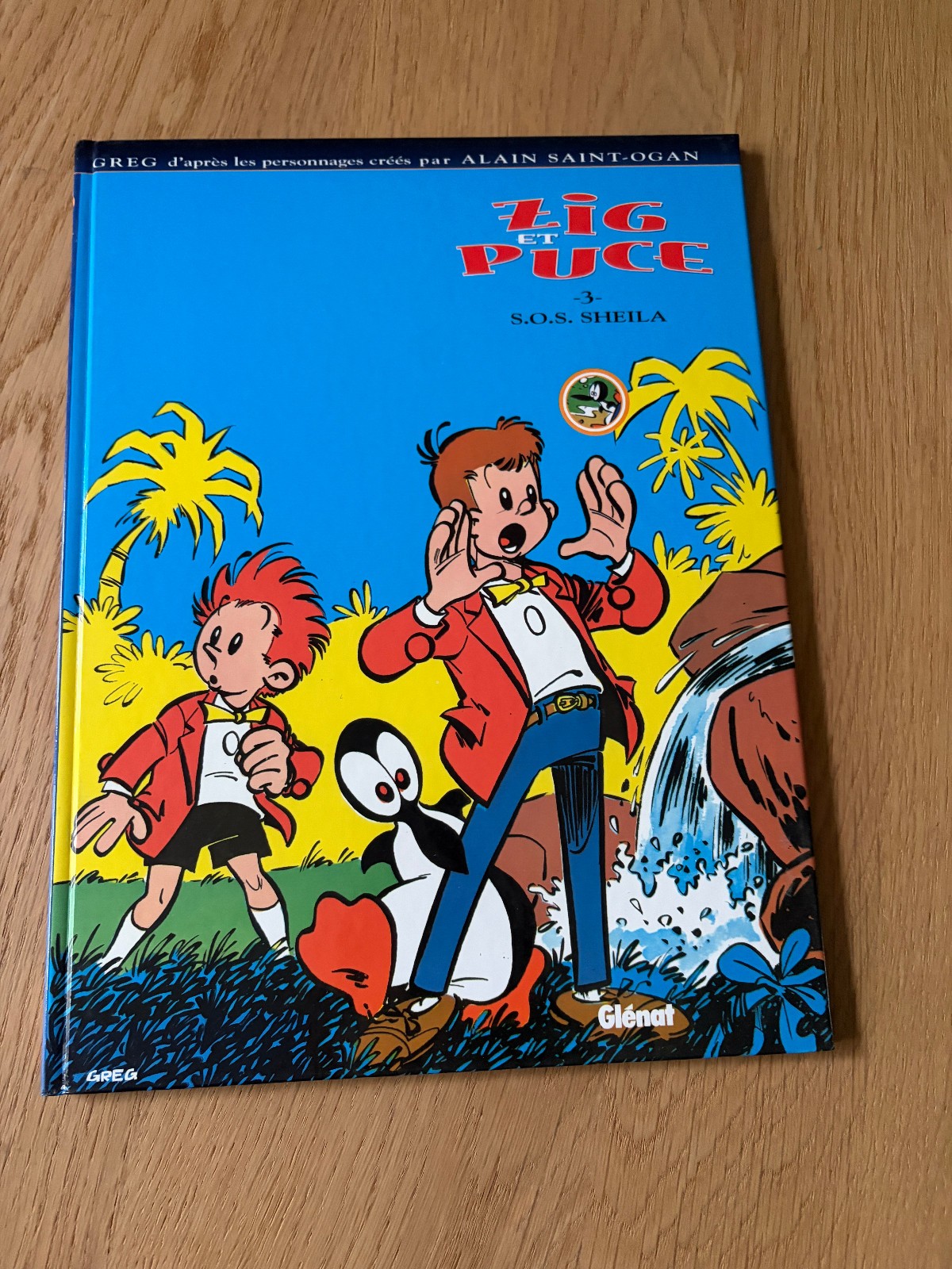 ZIG ET PUCE 3 S.O.S Sheila greg éd 94 EO GLENAT Très Bon état *****