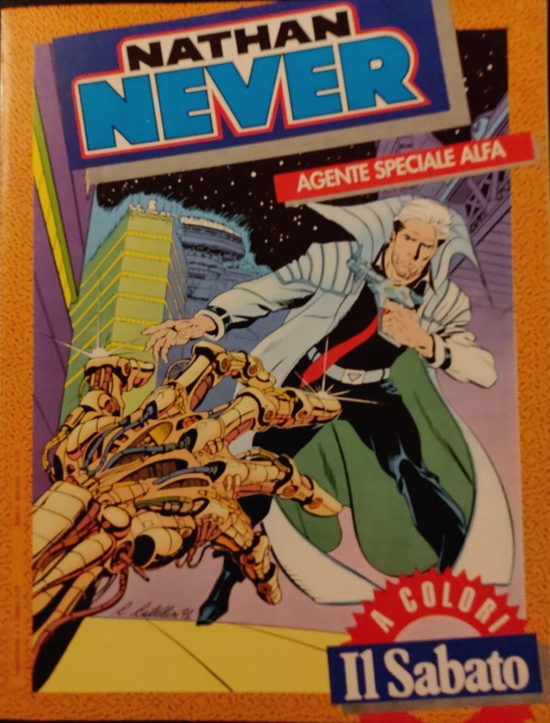 NATHAN NEVER - AGENTE SPECIALE ALFA - edizione A COLORI - IL SABATO - nuovo