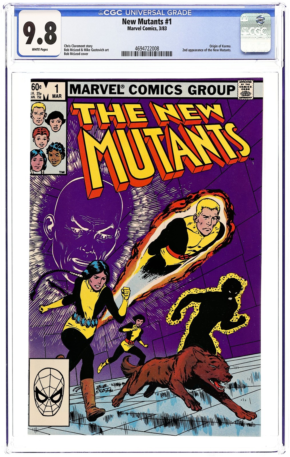 New Mutants 1D CGC 9.8 1983 4694722008