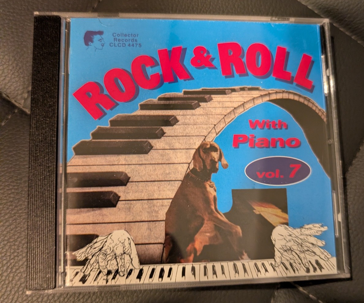 VARIOUS - ROCK & ROLL WITH PIANO VOL.7 LIKE NEW!!