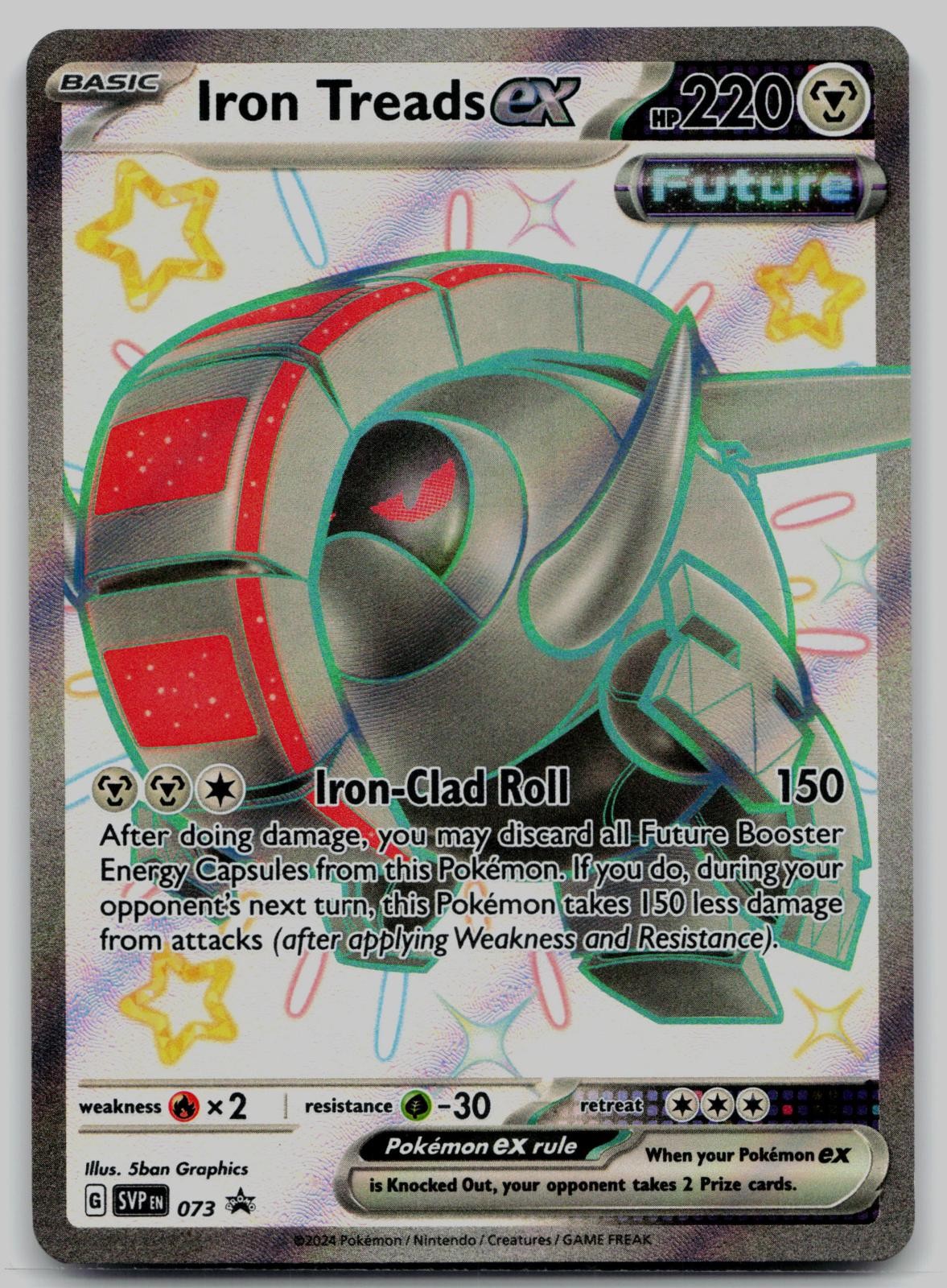 Iron Treads ex 073 Holo Promo Scarlet & Violet Promo Pokemon Holo Near Mint