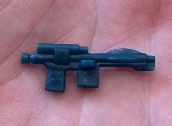 Vintage Star Wars Imperial Blaster Blue M5a Original Kenner 1980 ESB