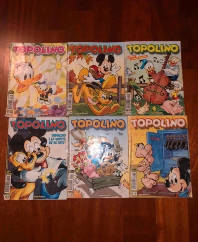 Set Fumetti Mickey Mouse Topolino Walt Disney   numero 2423 2451 2480 2431 2452 2365