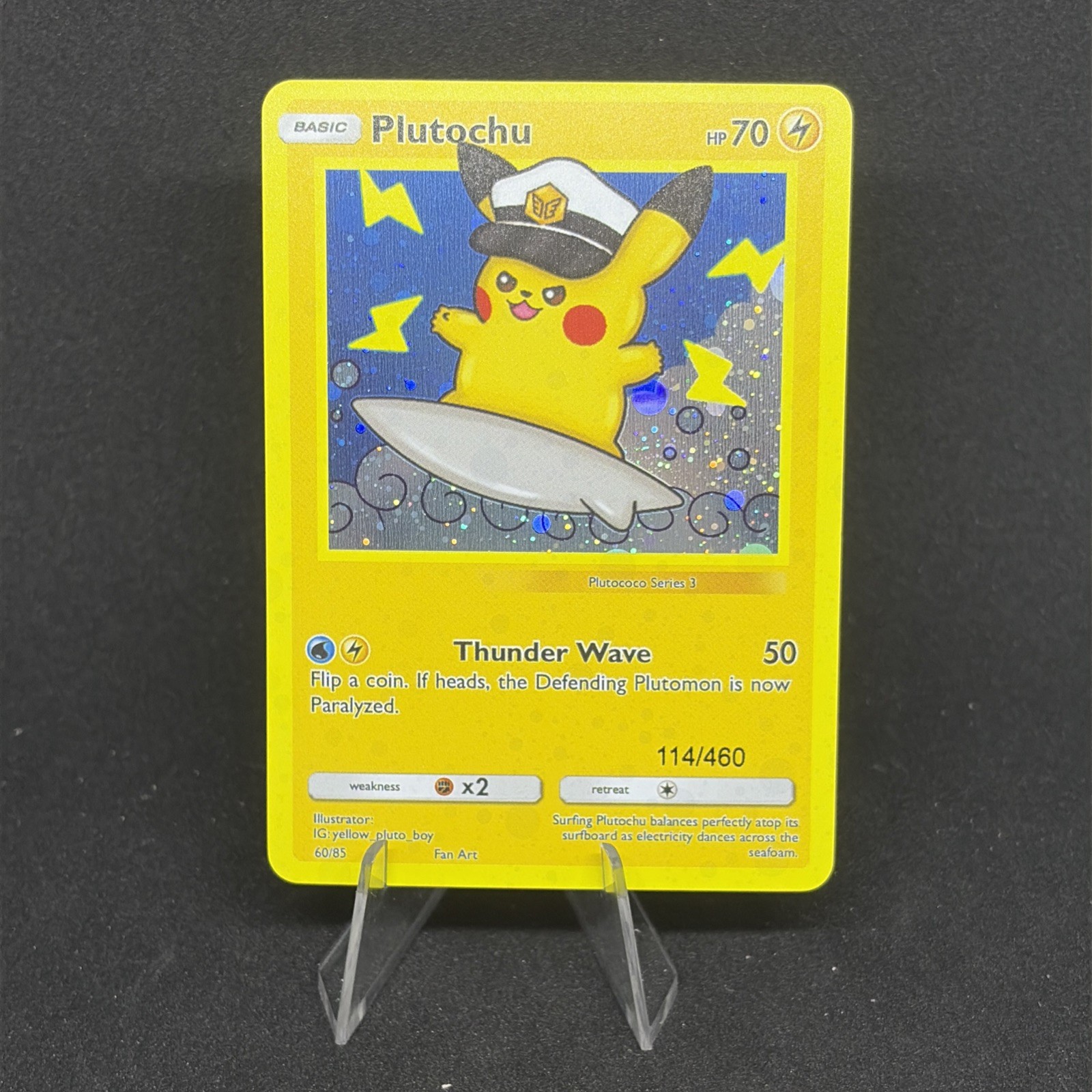 Plutochu Pluto Coco Serie 3 Ventola Arte Singolo Giallo Pluto Village /460