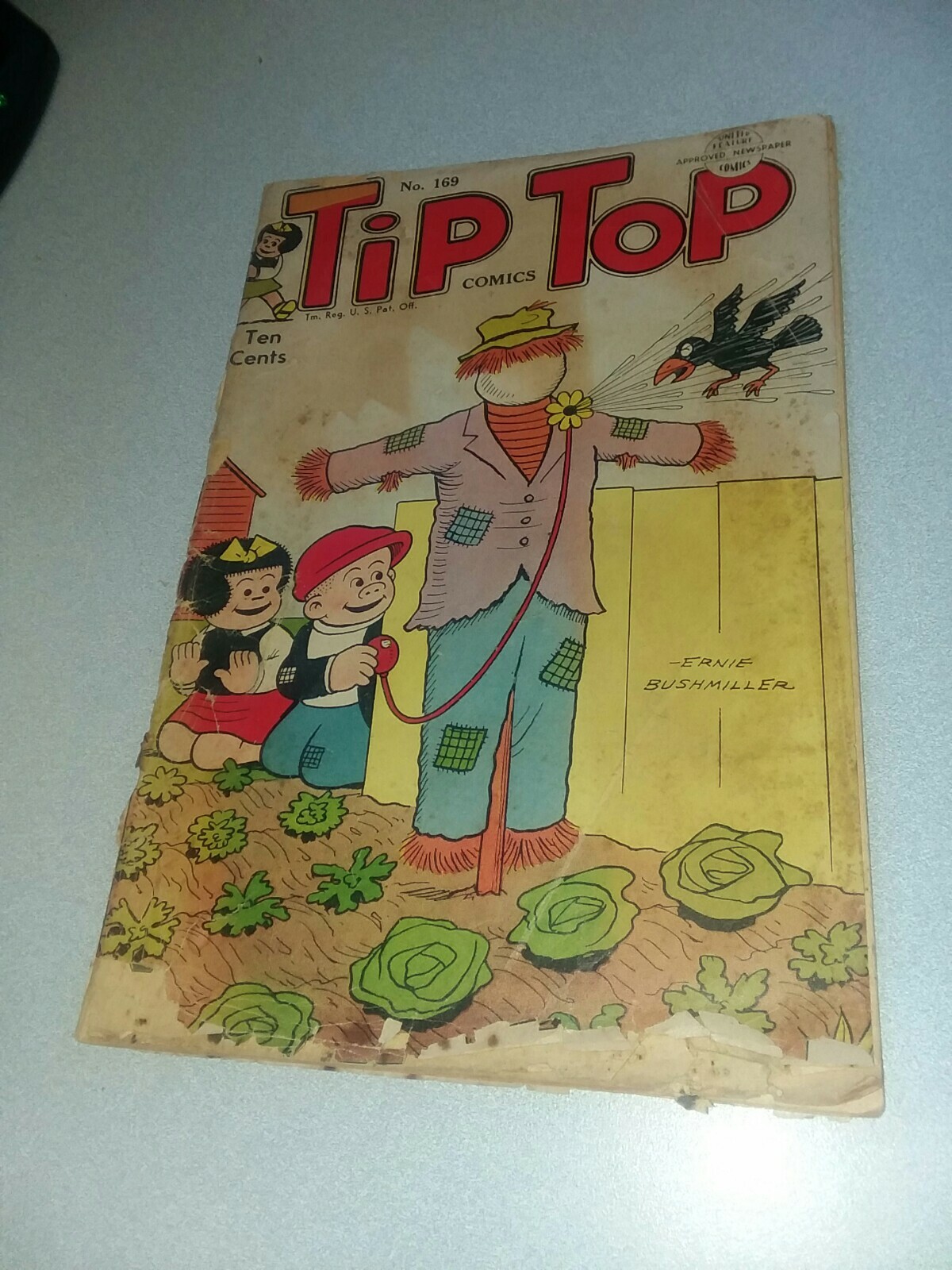 Tip Tip Comics 169 United Features 1951 età dell'oro nancy e sluggo broncho bill