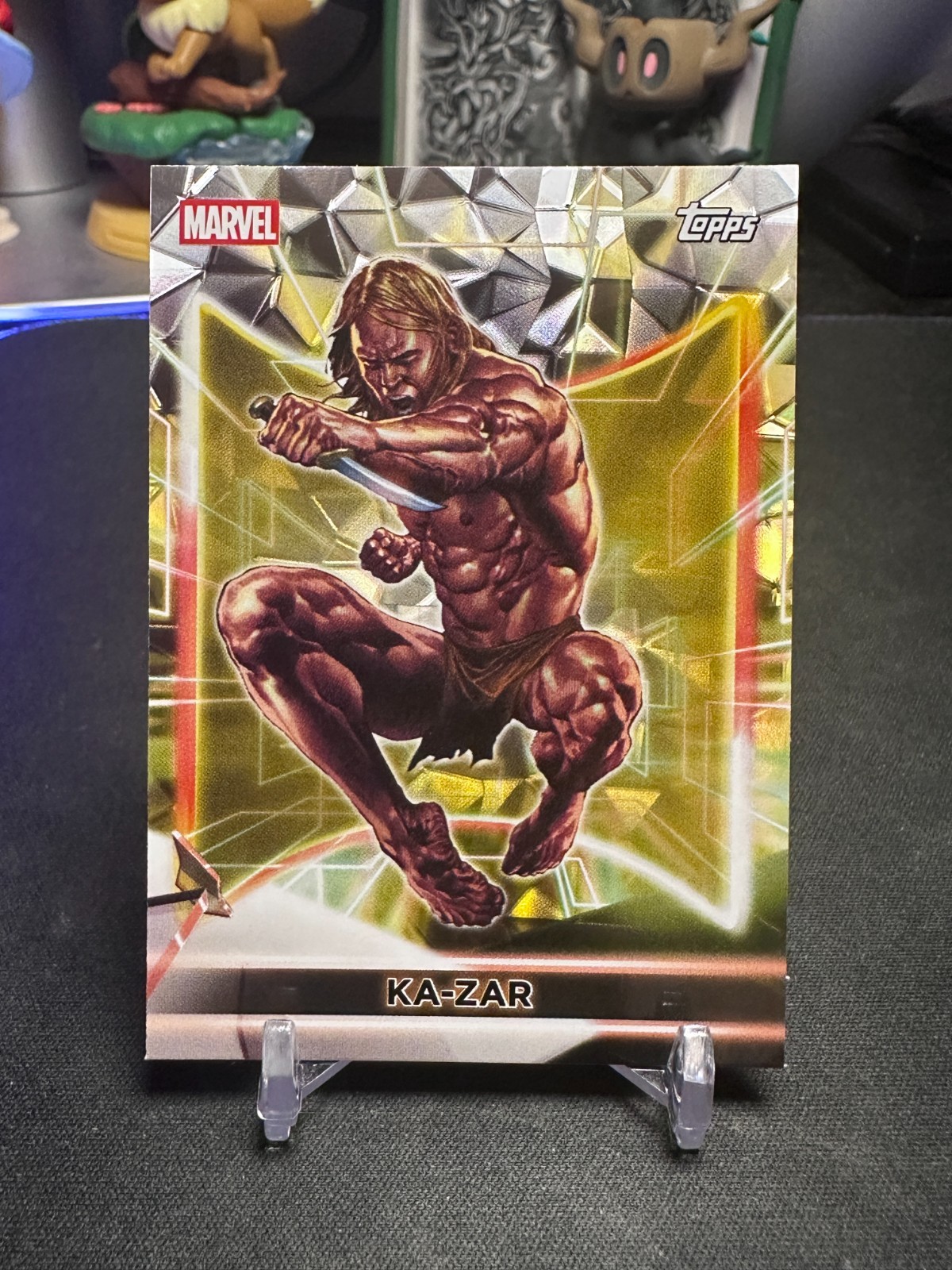 2026 Topps Marvel Neon Ka-Zar Diamante Foil #176