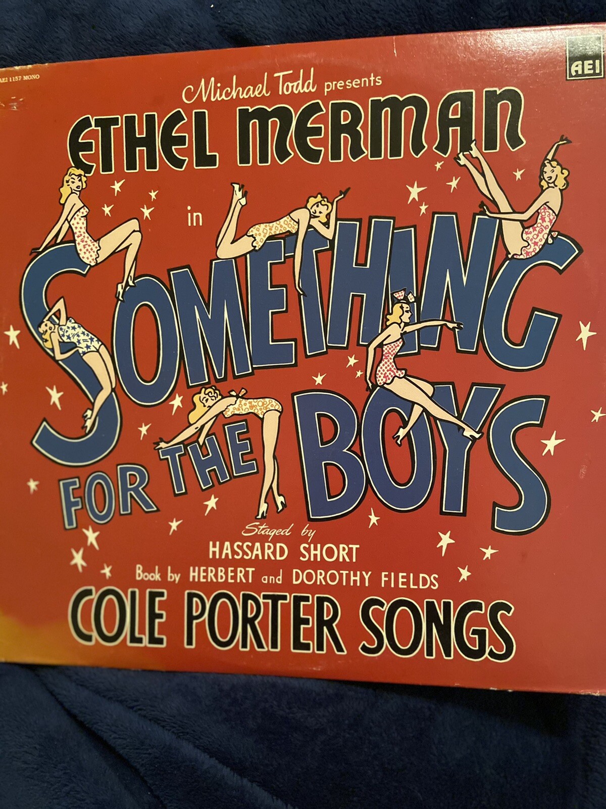 Cole Porter SOMETHING FOR THE BOYS Ethel Merman Cast 1985 LP