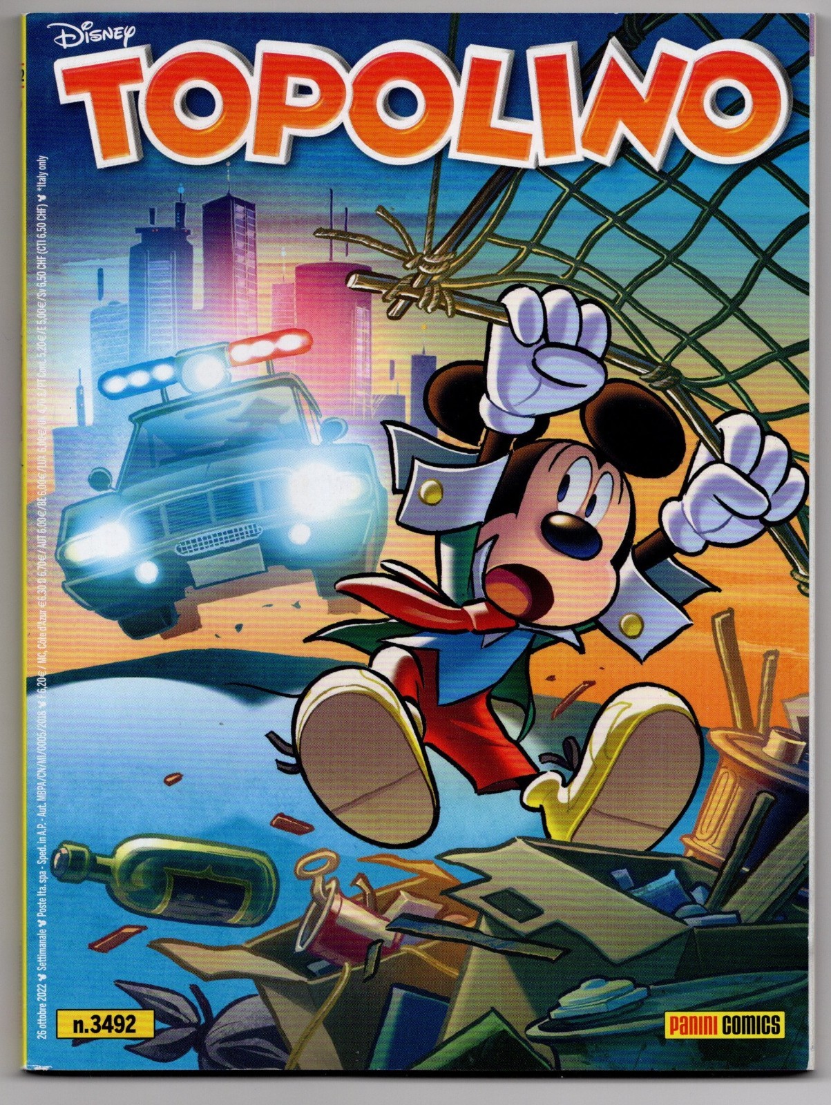 Fumetto Walt Disney Panini Comics Topolino N. 3492  - ottobre 2022 - Usato