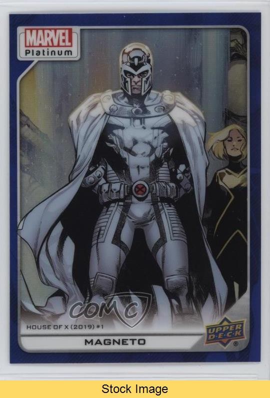 2023 Upper Deck Marvel Platinum Alta Serie Blu Arcobaleno Magneto #164 LEGGI h6w
