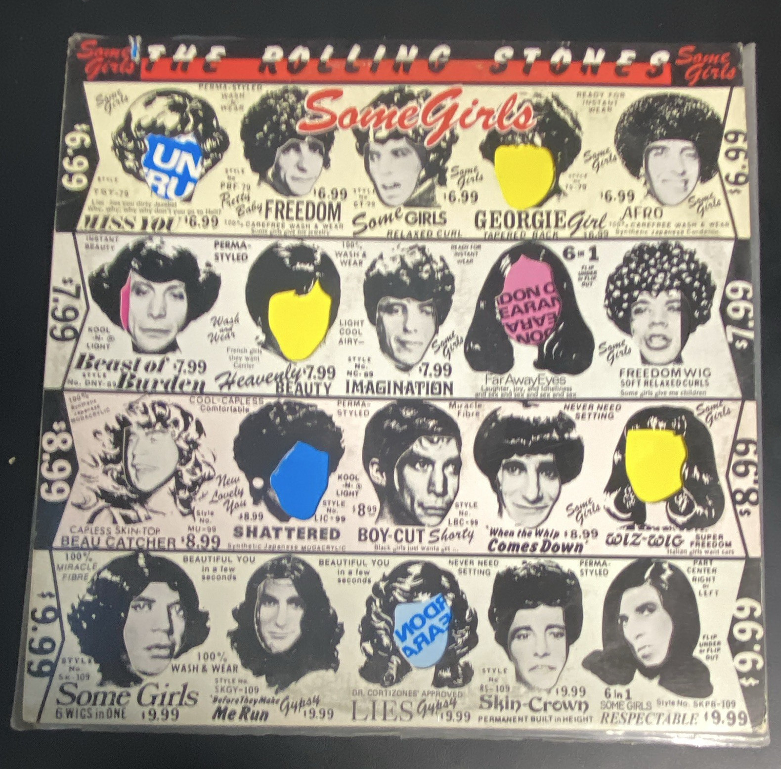 The Rolling Stones Some Girls COC 39108 Early Pressing LP 12" 33RPM Stereo