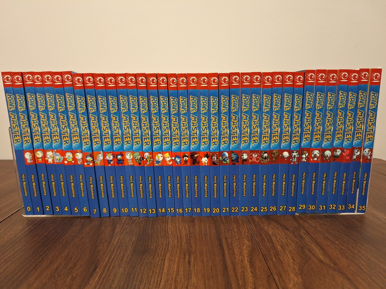 Rave Master manga inglese con pagine a colori fan made volumi completi 1-35 e zero