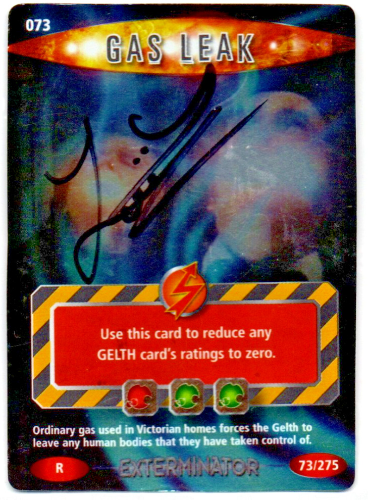 Doctor Who Trading Card Battles in Time #073 Signed by ZOE THORNE