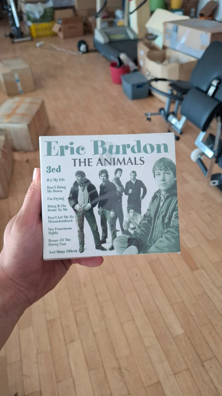 CD Eric Burdon The Animals caixa com 3 CDs novo e selado