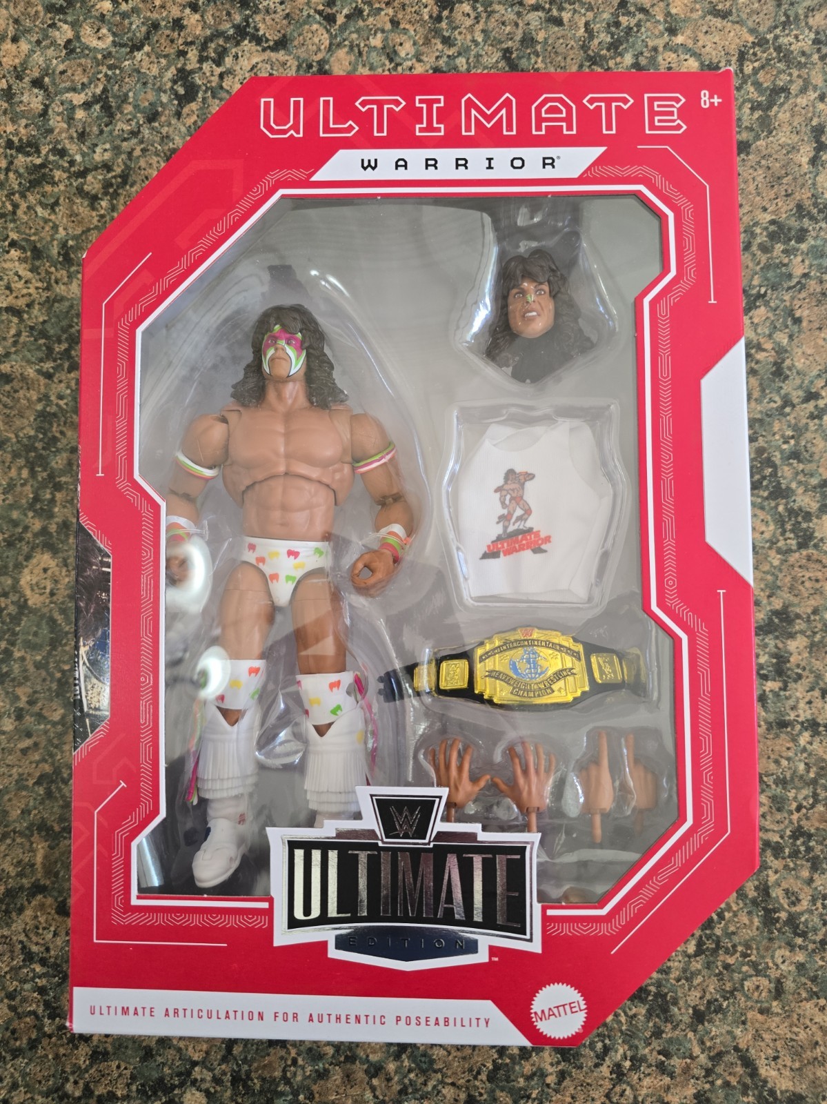 WWE Ultimate Edition ULTIMATE WARRIOR 2026 bersaglio esclusivo in mano nuovo