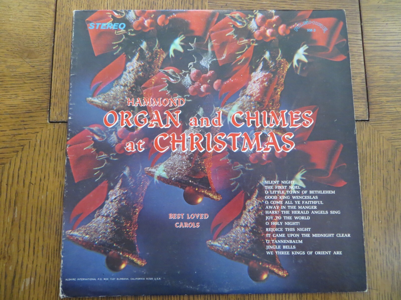 Ashley Tappen – Hammond Organ Chimes At Christmas - Alshire XM3 Vinyl LP VG/VG