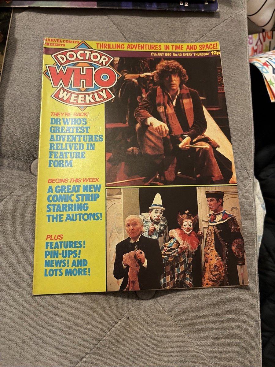 Doctor Who Weekly Issue 40 17th July 1980 Marvel UK Vintage