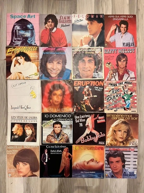 Lots Vinyles 45 tour