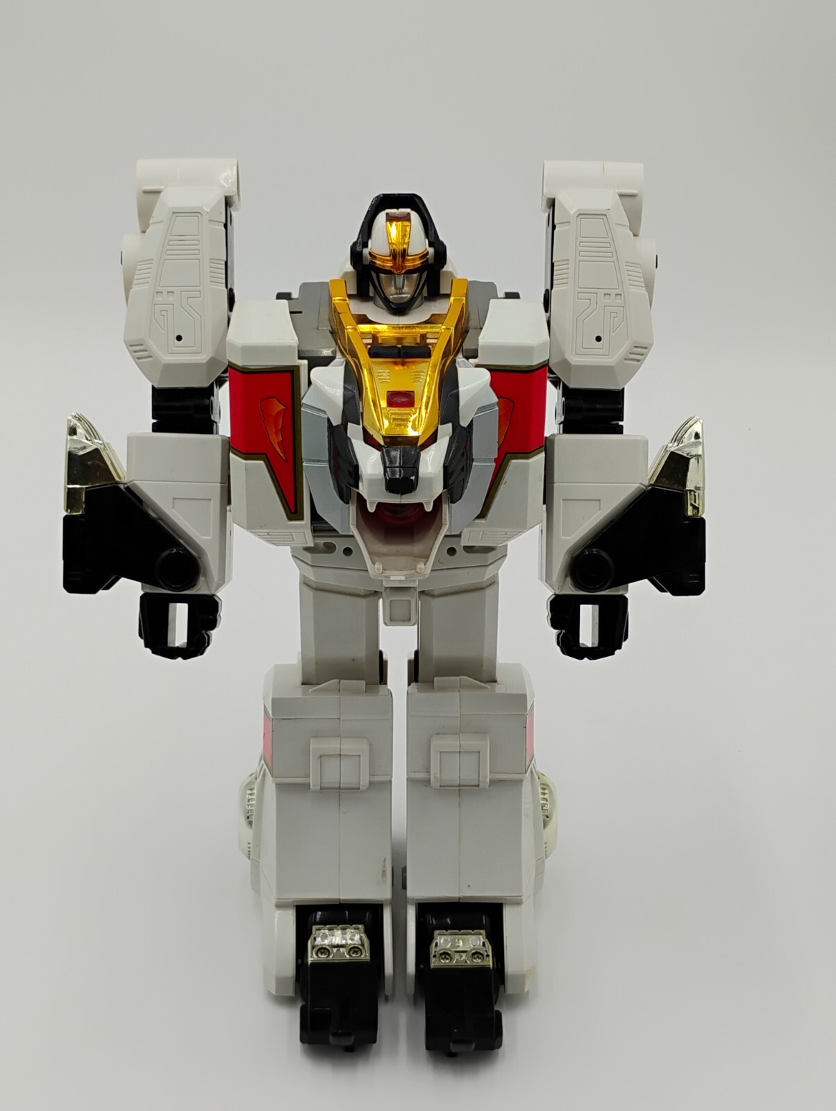 White Tigerzord Mighty Morphin Power Rangers incompleto vintage Bandai 1994