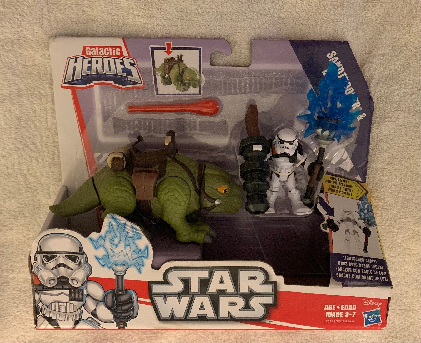 STAR WARS Galactic Heroes Sandtrooper & Dewback Hasbro Action Figure "NEW"