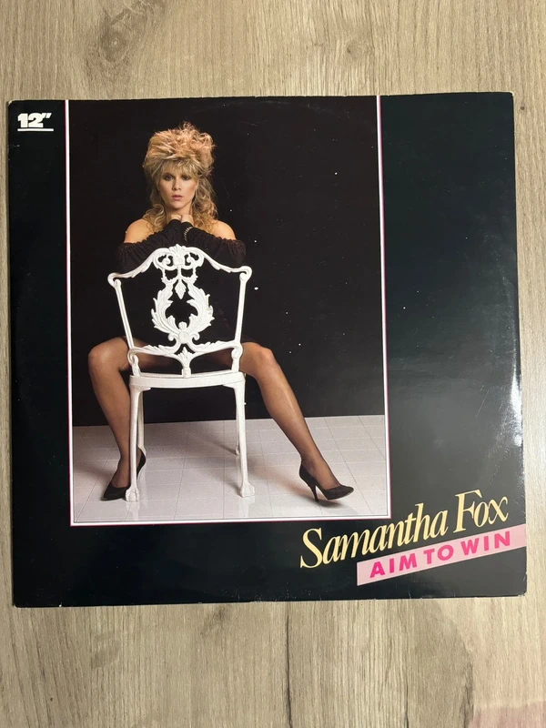 Vinyle maxi Samantha Fox - Aim to win 1986