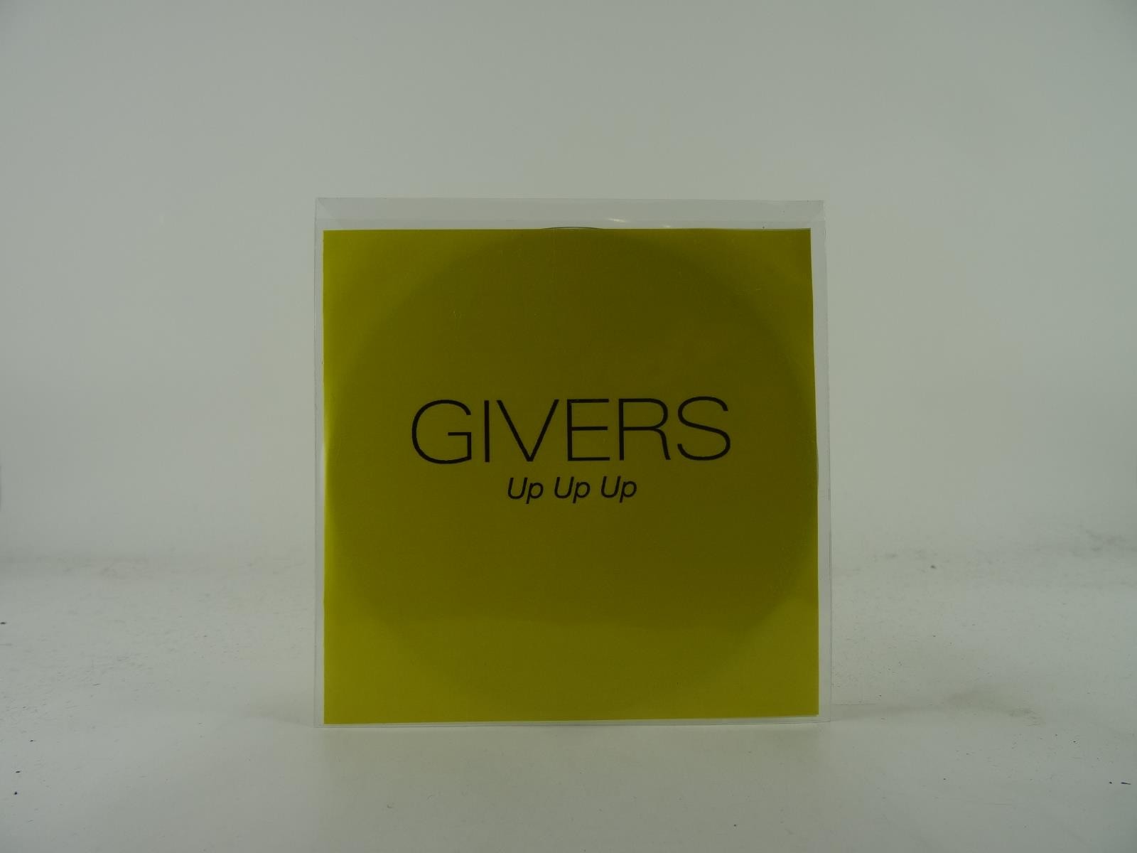 GIVERS UP UP UP (A13) 1 Track Promo CD Single including Picture Sleeve GLASSNOTE