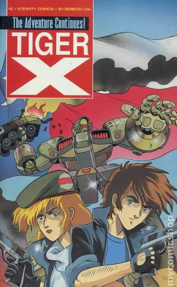 Tiger X Libro II #2 FN 1989 Immagine Stock