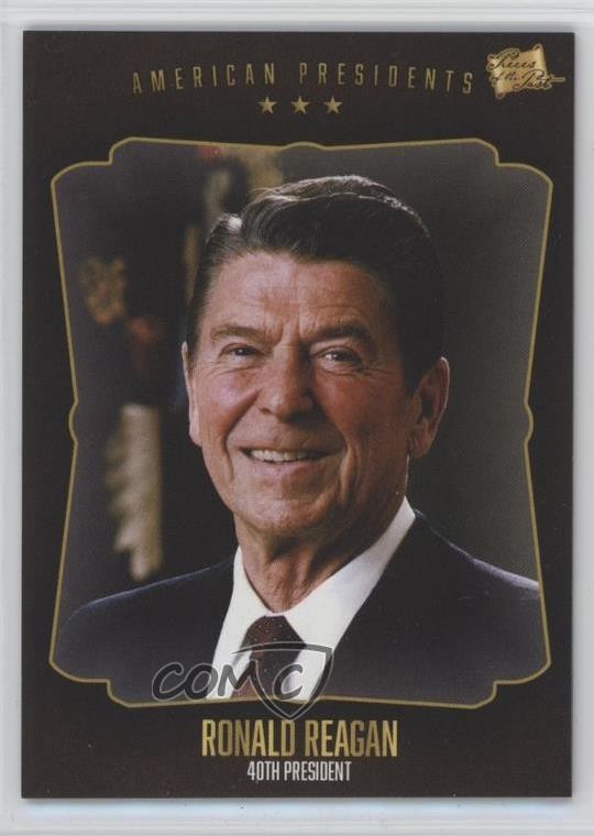 2017 The Bar Pieces of the Past American Presidents Ronald Reagan #40 fm5