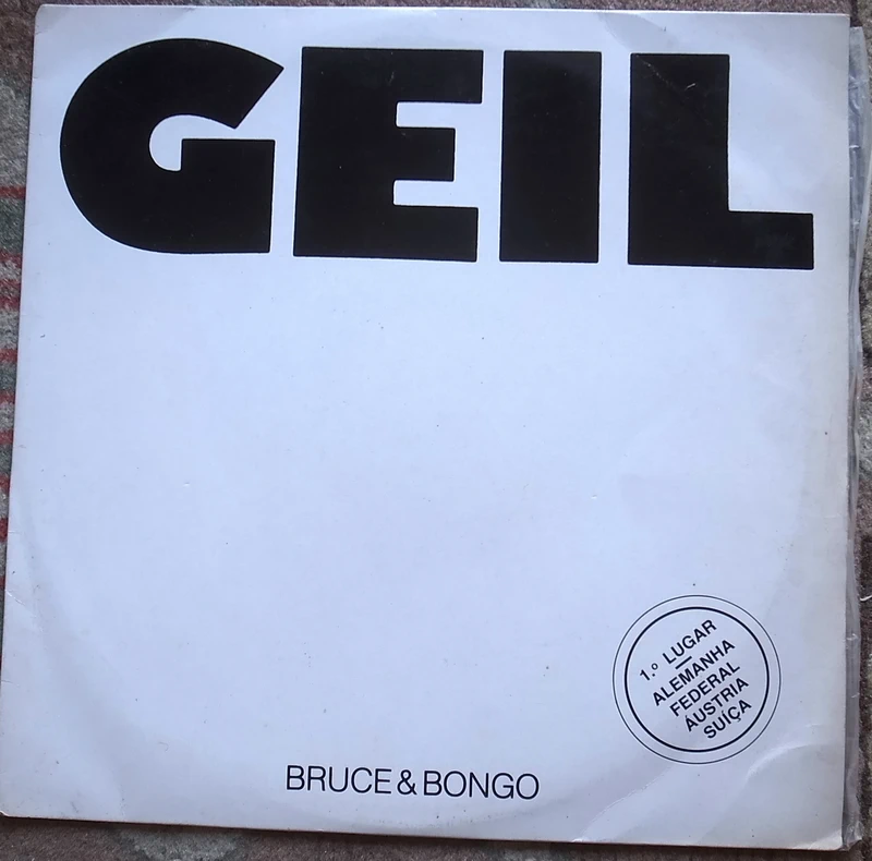 Bruce & Bongo - Geil 12" vinyl synth pop electronic disco Excelente Estado