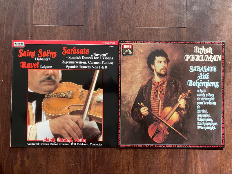 Lot disques vinyles Sarasate