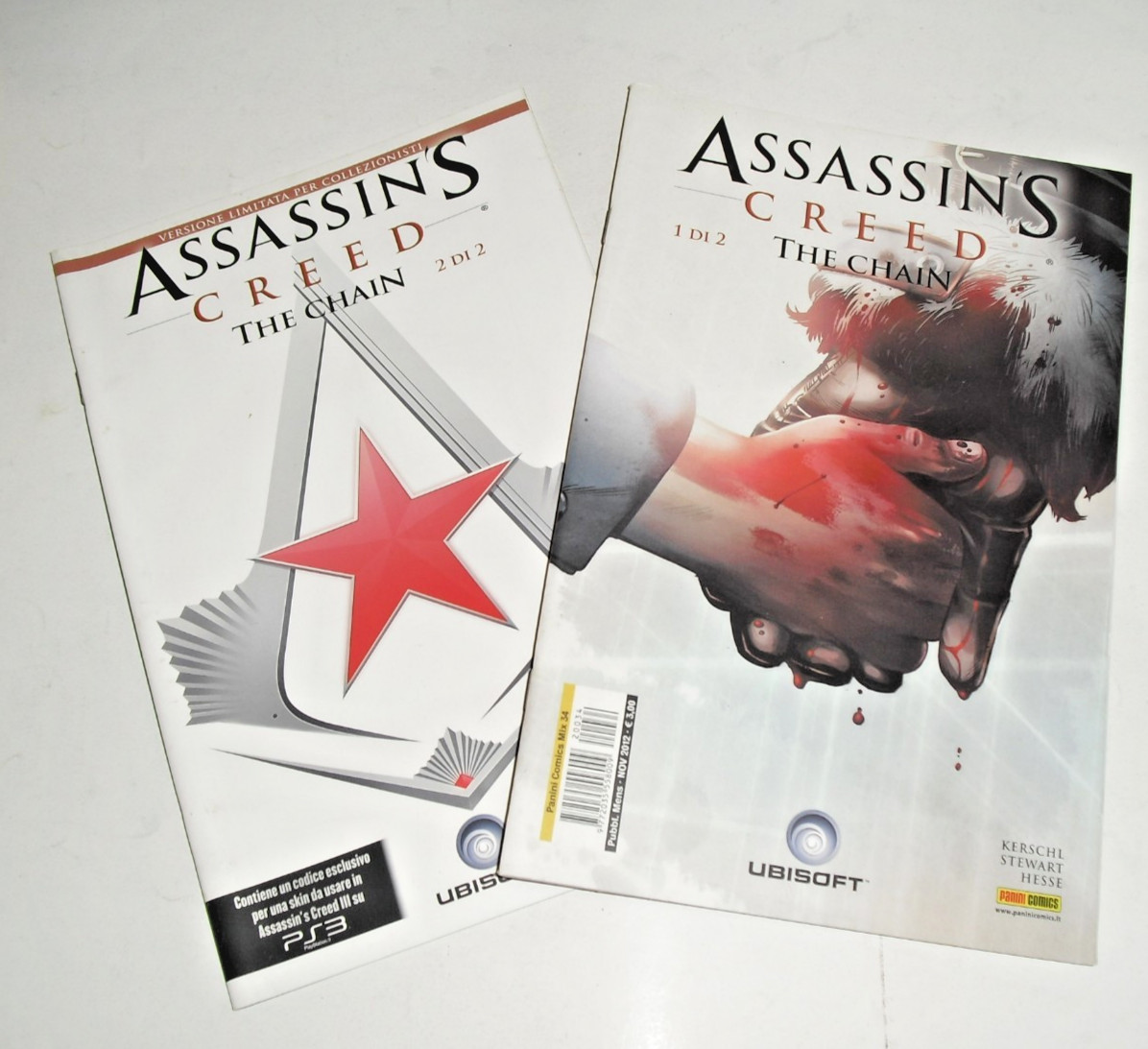 (sup2) marvel Panini ASSASSIN'S CREED - THE CAIN  1 - 2 COMPLETA