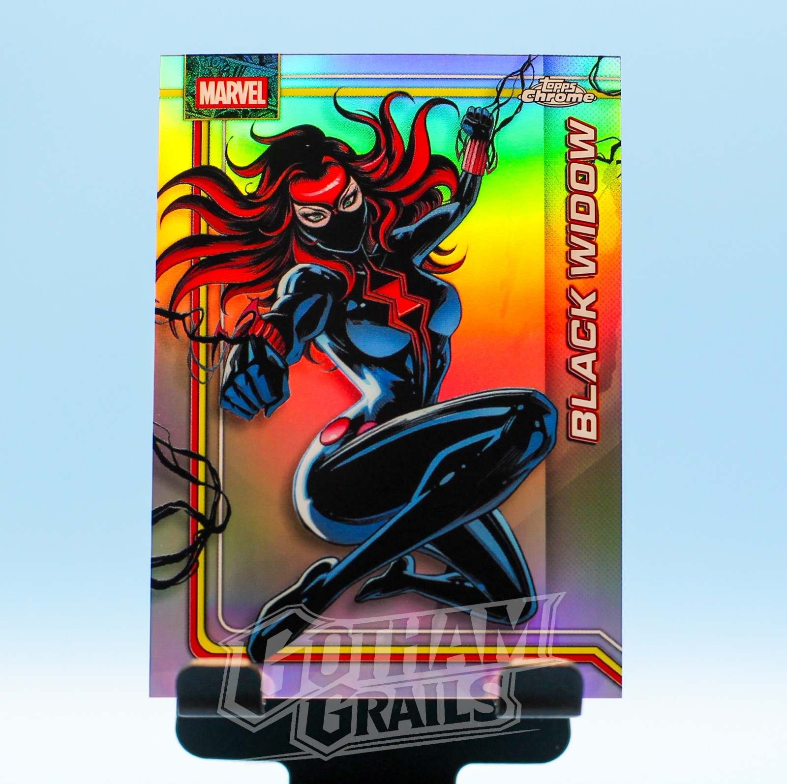 2026 Topps Chrome Marvel Comics Rifrattore Vedova Nera
