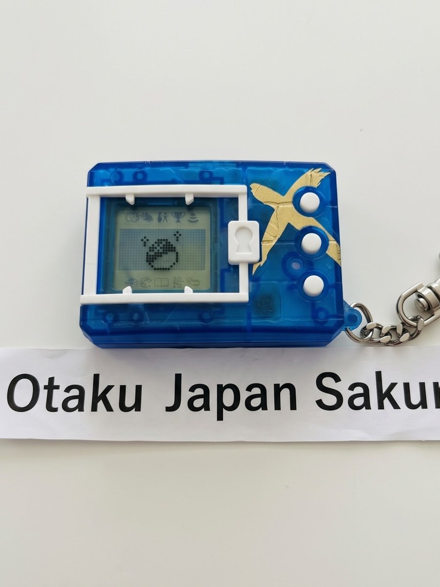 Bandai Digimon Digital Monster X Ver.3 Clear Blue Examon Virtual Pet quasi come nuovo