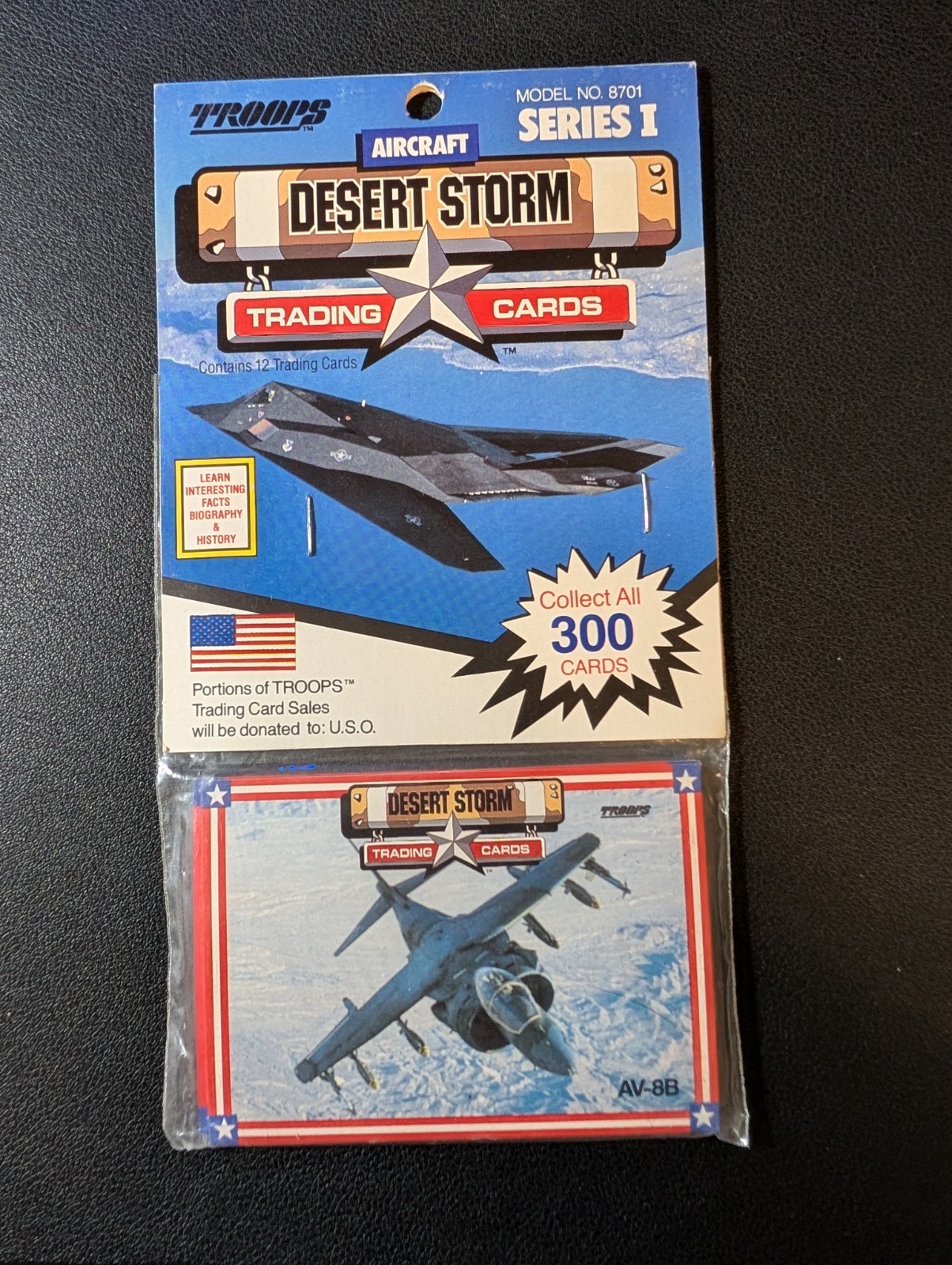 1991 Troops Desert Storm Collector Trading Cards Aircraft Series Sealed Vintage