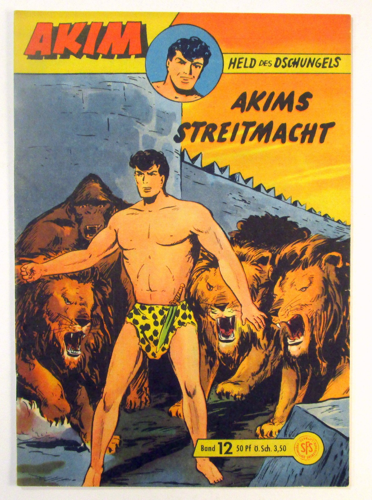 Akim Held Großband # 12 Akims Army Force Original Lehning Editore 1958 Z 1 -