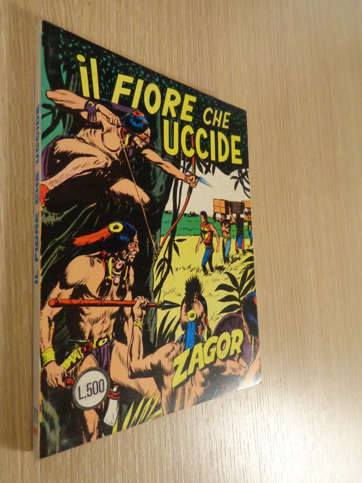Zagor Scritta Rossa N.71 Il Fiore che Uccide Magazzino Daim Press 1976 ▓
