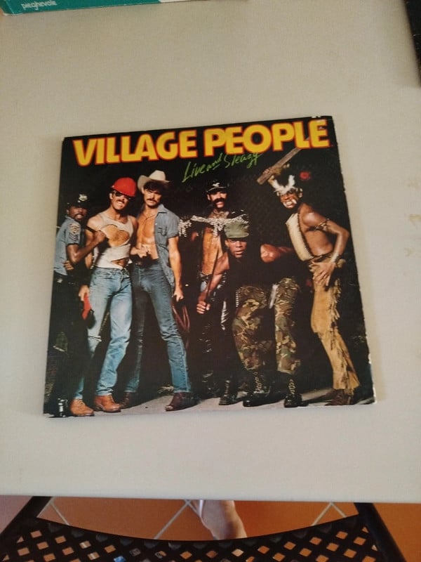 2 Disci in Vinile -Village people - live and sleazy