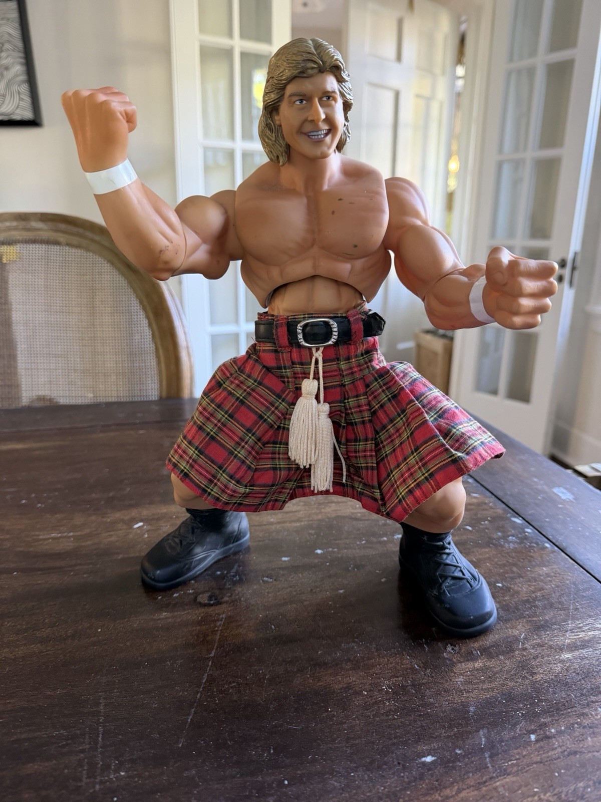 2005 WWE Rowdy Roddy Piper Ring Giants 14" Jakks Pacific Wrestling Figure Kilt