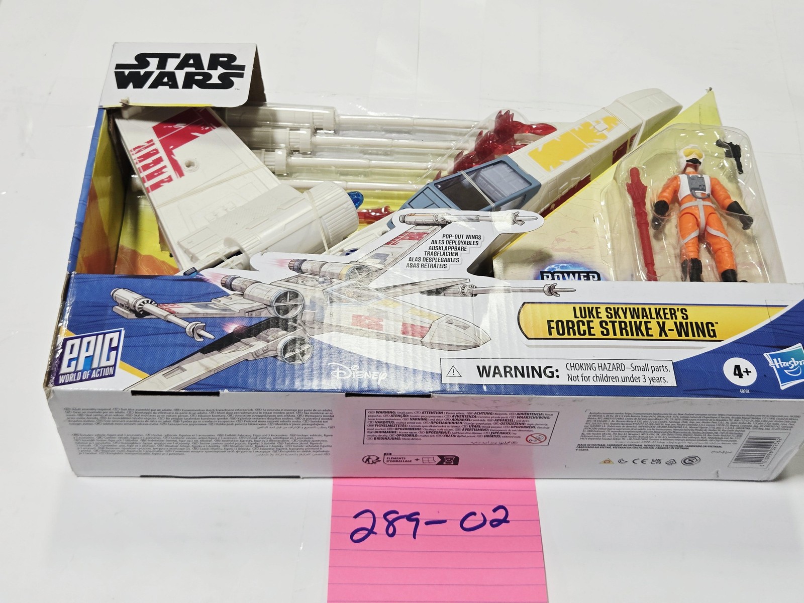 Star Wars Luke Skywalker Force Strike X-Wing Playset Hasbro Bianco Nuovo Giocattolo In Scatola