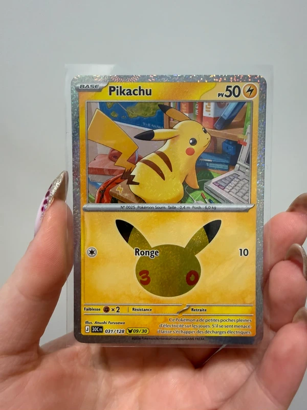 Pikachu 09/30 30 ans Pokemon FR
