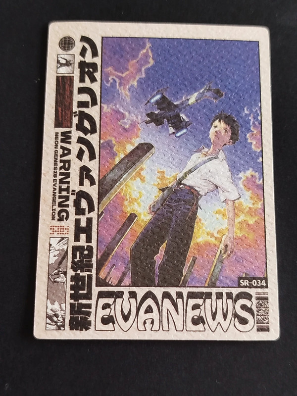Carte SR-034 Neon Genesis Evangelion