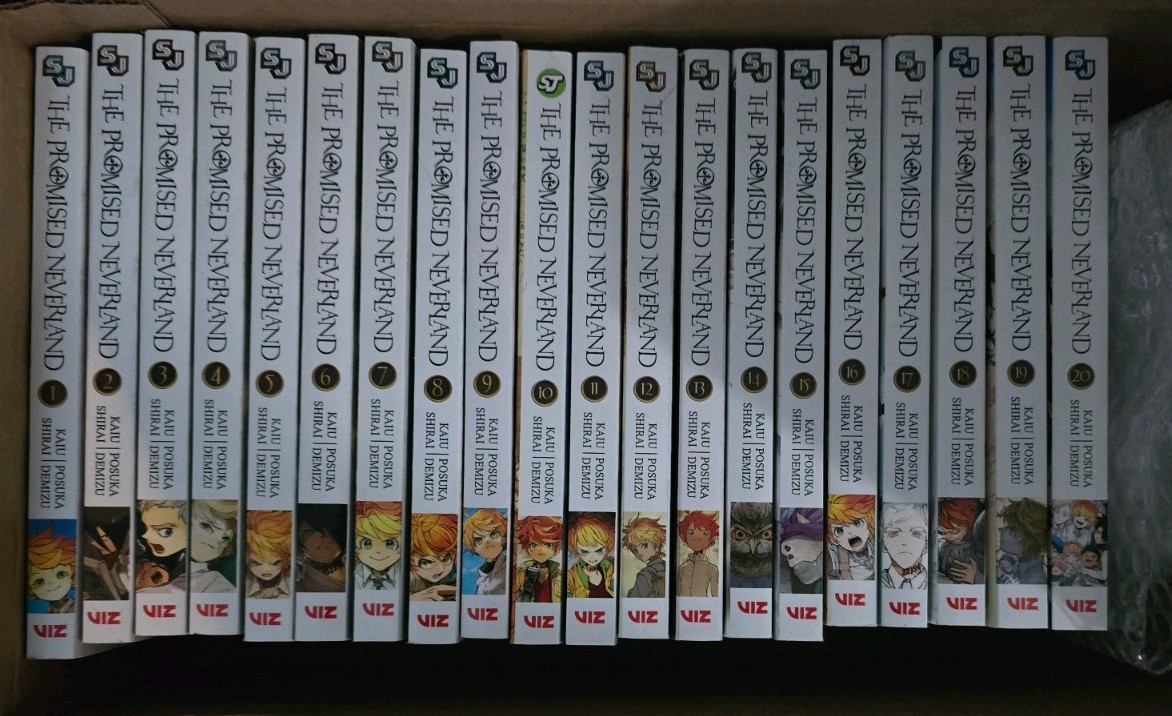 The Promised Neverland Manga Set Vol. 1-20 (set intero) VIZ Media inglese