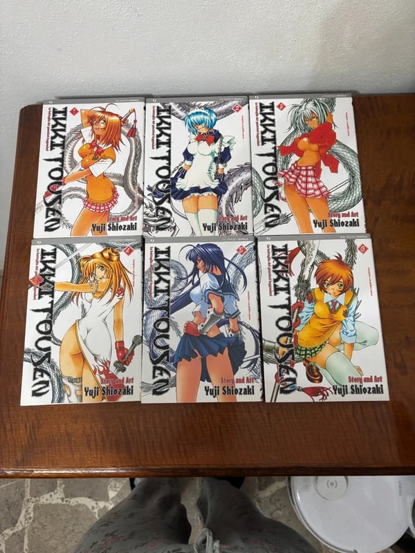 Ikkitousen manga 1, 2, 3, 4, 5, 6