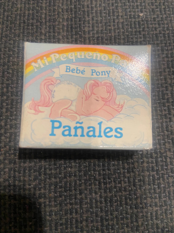 Caja original de "Mi Pequeño Pony – Bebé Pony – Pañales",